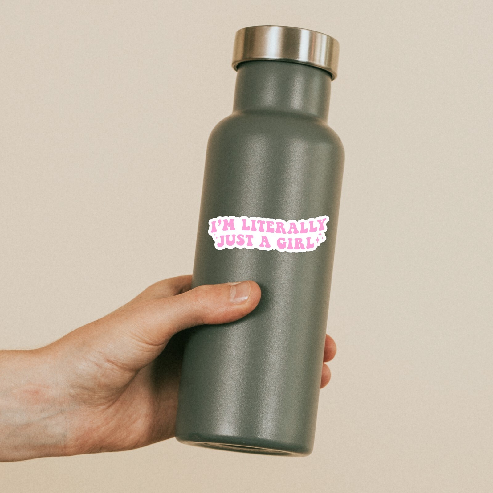 I'm Literally Just a Girl Sticker Laptop Water Bottle Vinyl Decal Sticker