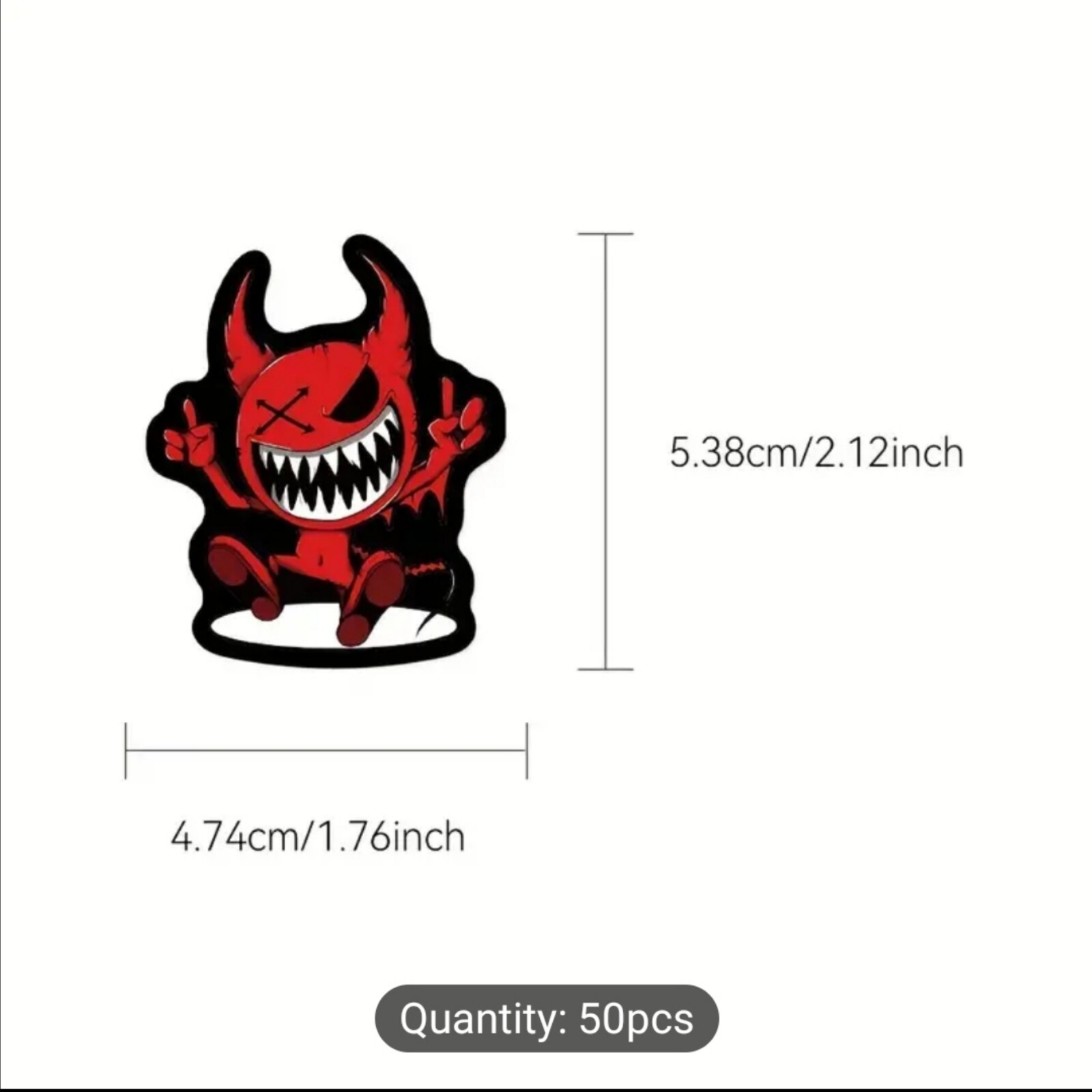 20 PCS Halloween Spooky Creepy Trippy Hippie Monsters Stickers BRAND NEW