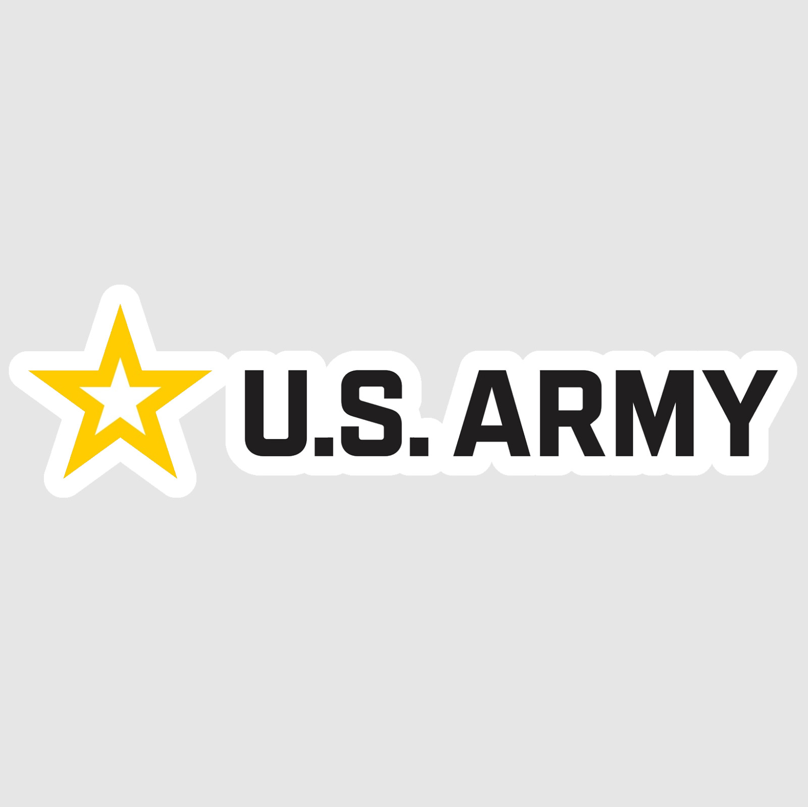 US Army Decal Sticker United States Military Veteran Logo Seal Flag 05