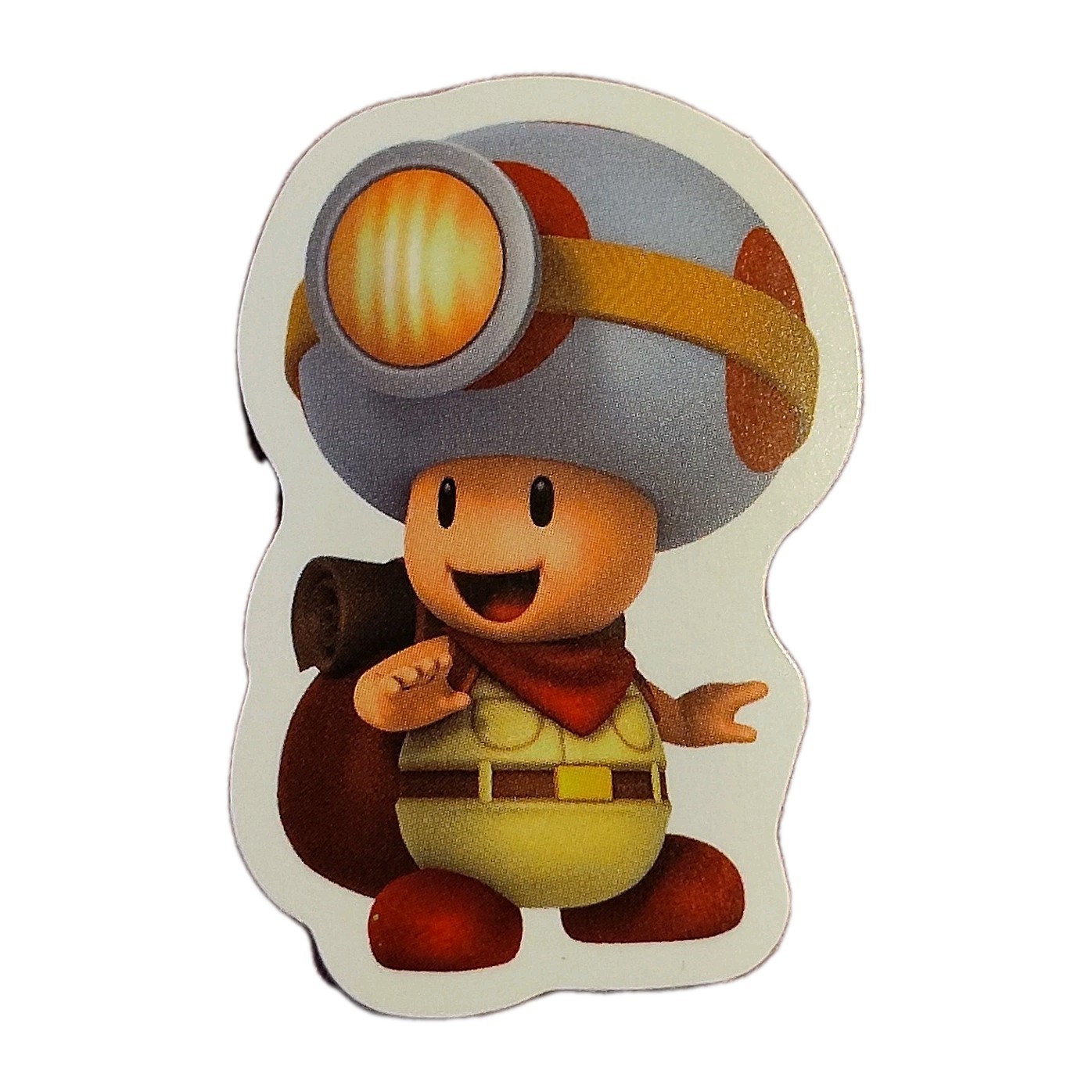 Captian Toad, Super Mario, Nintendo, Fun Glossy Vinyl Sticker, Decal 1.75"