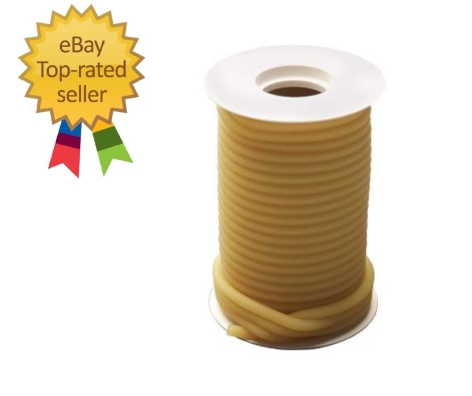 Surgical Tubing, 3/8" ID x 5/8" OD, 25' Roll, Natural Rubber …