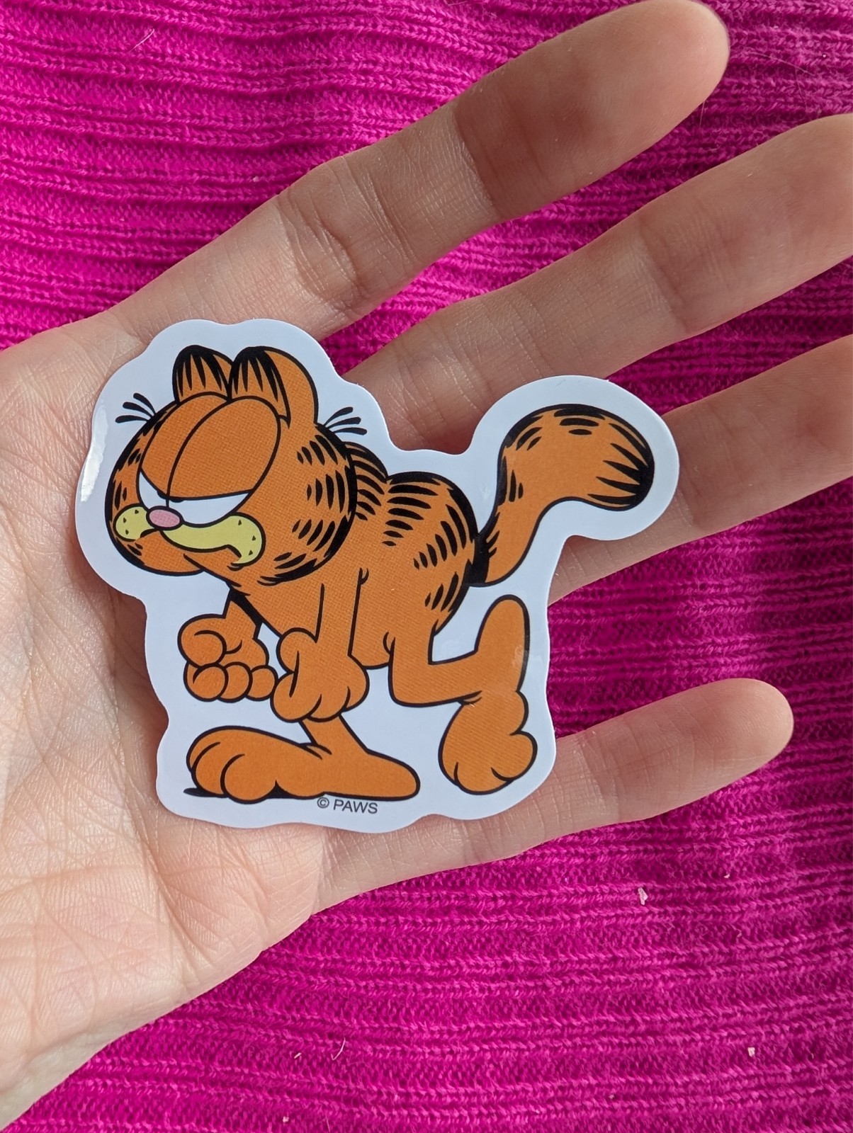 STICKER, Garfield, Sassy cat, Odis, Cartoon