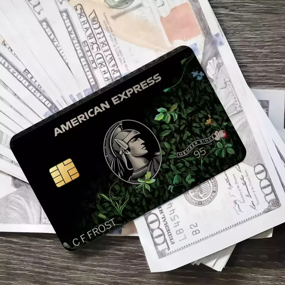 AE EXPRESS Credit Card Skin Decal Sticker 7-Pack Matte UV Vinyl AMEX