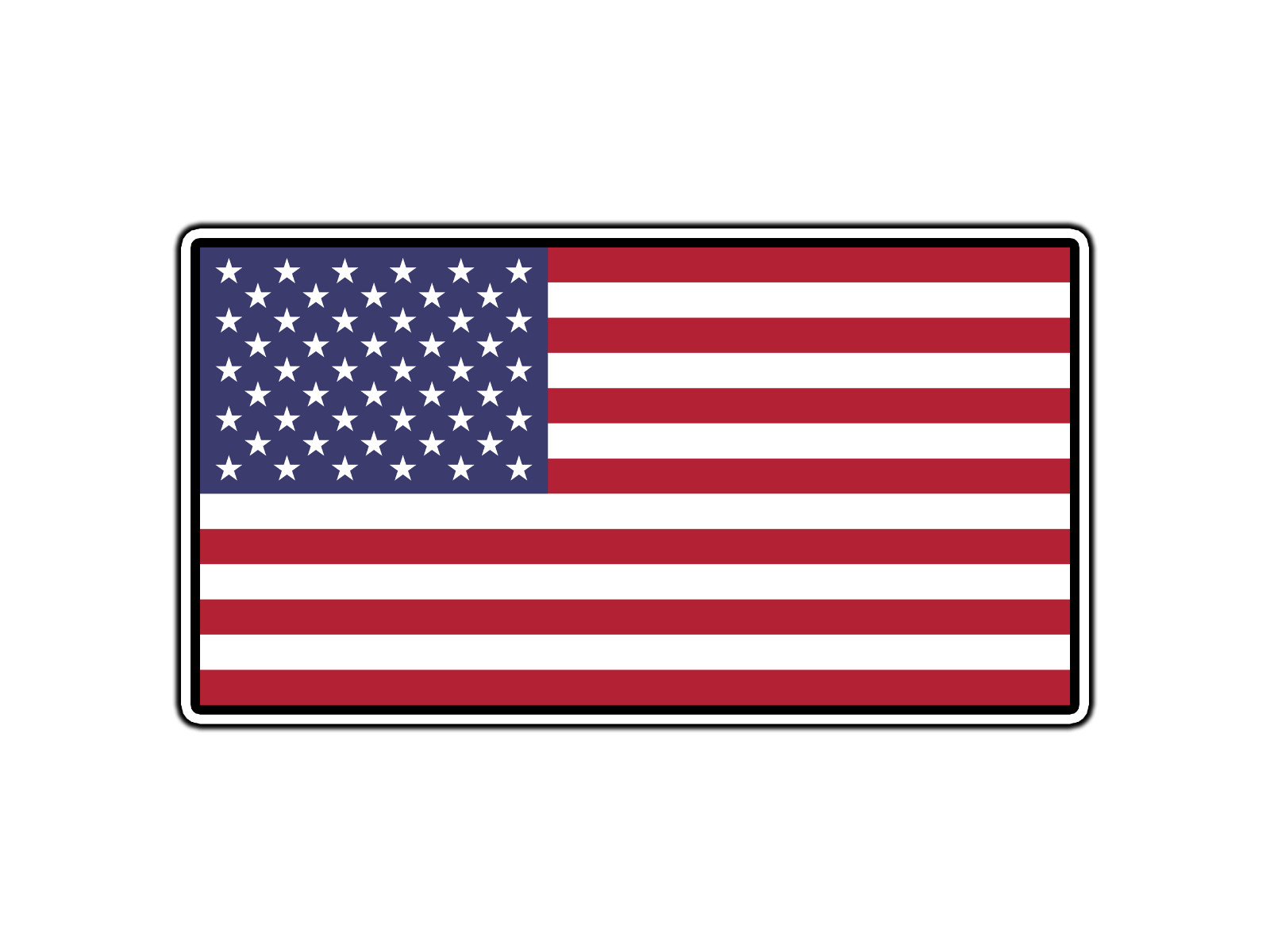 #2736 The United States Of America Flag World Country Sticker Waterproof Vinyl