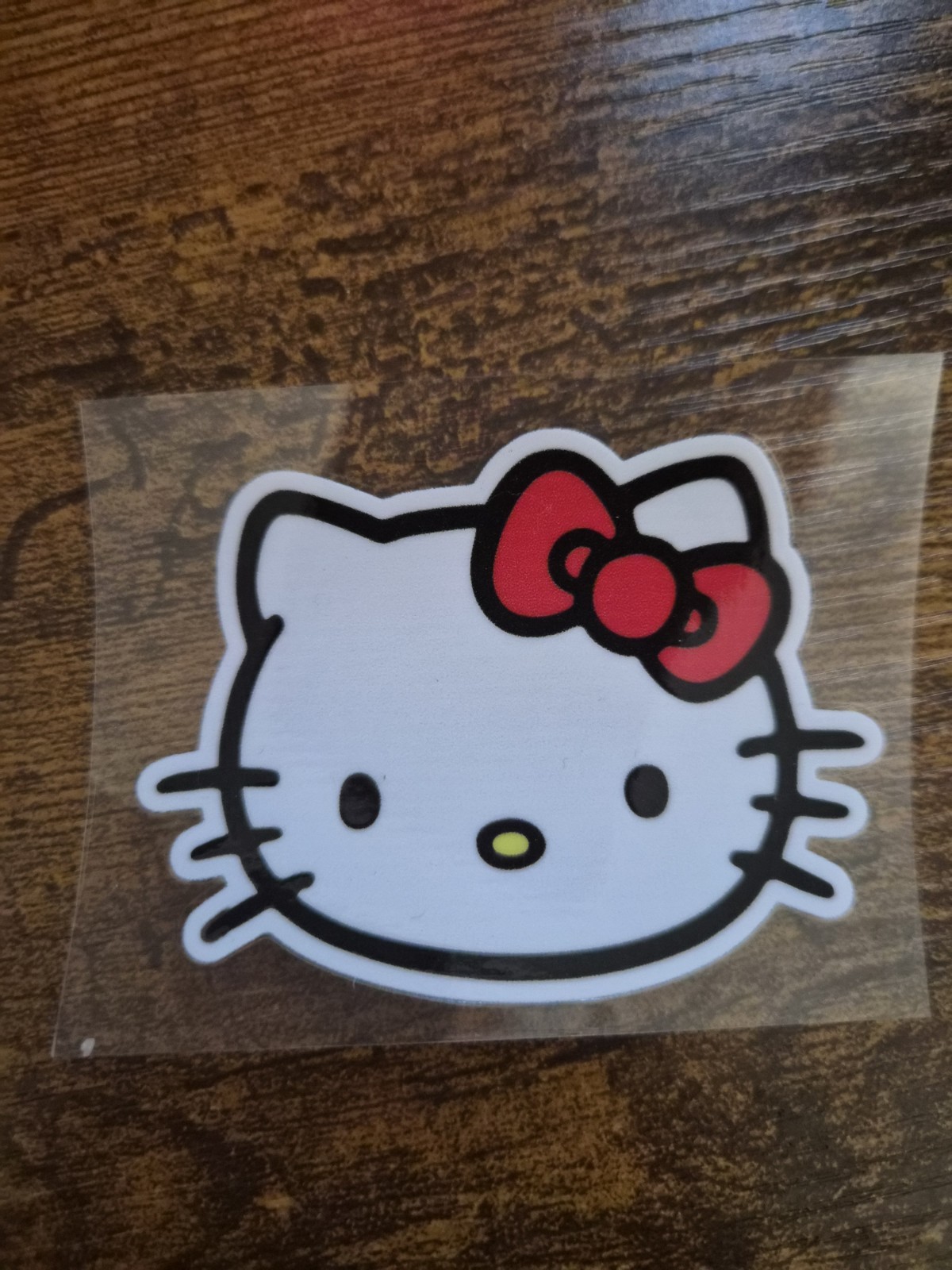 HELLO KITTY High Quality UV DTF Decal Sticker waterproof USA NOT VINYL