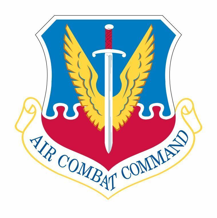 US Air Force Air Combat Command Sticker Decal M635