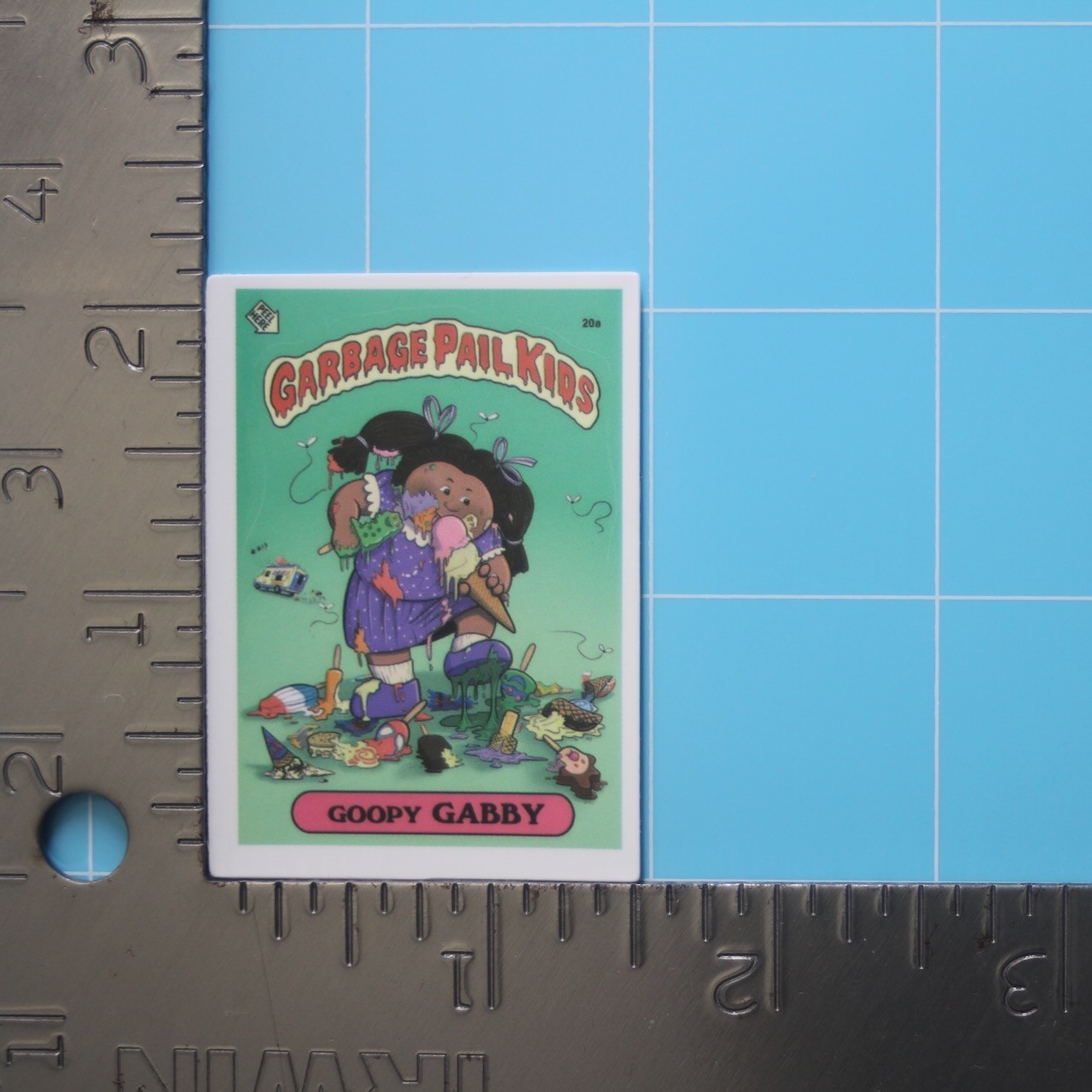 Garbage Pail Kids Sticker (GOOPY GABBY) GPK Funny, Gloss PVC Decal