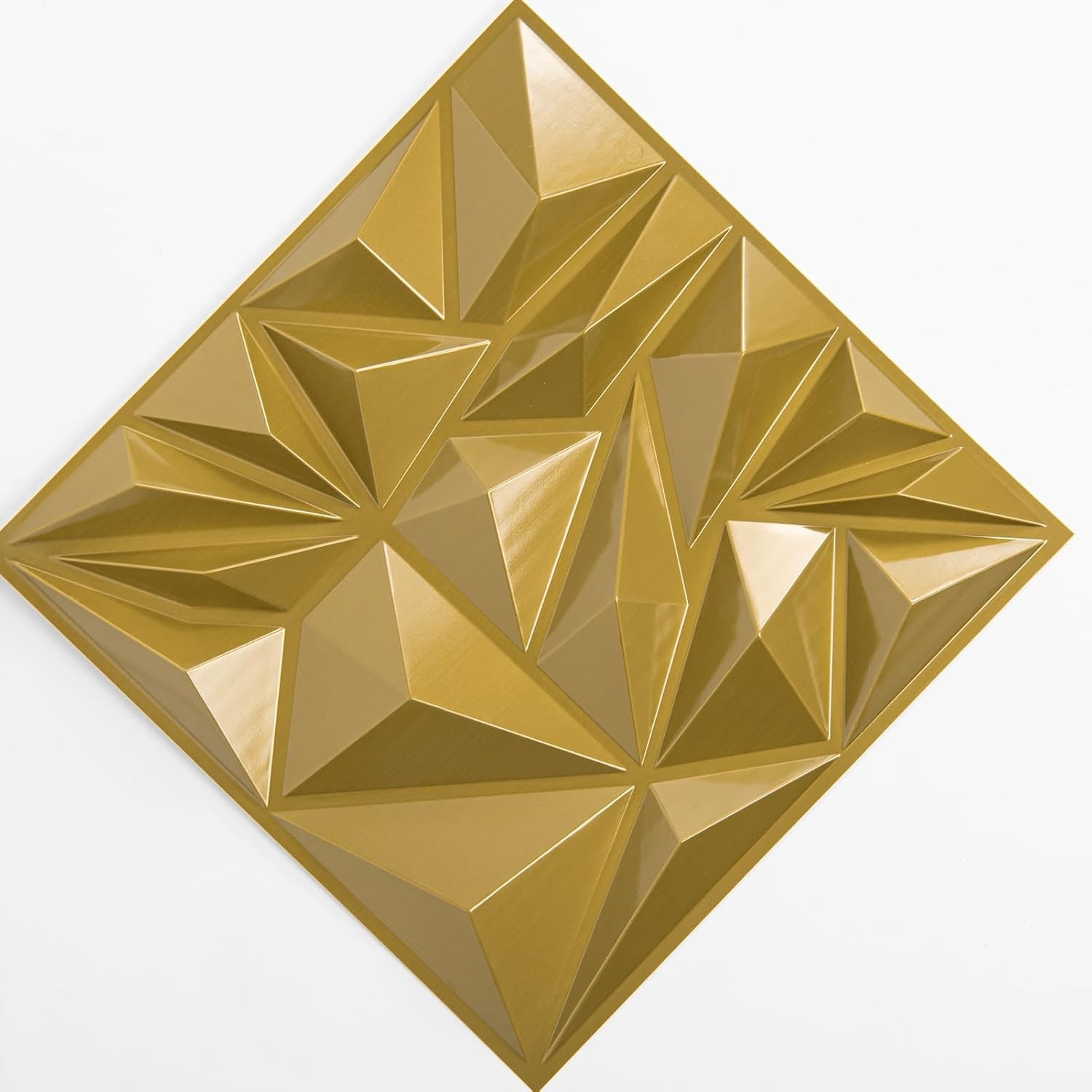 Art3d 33-Pack 3D Wall Panels for Interior Decor, 12×12 Inch, Gold