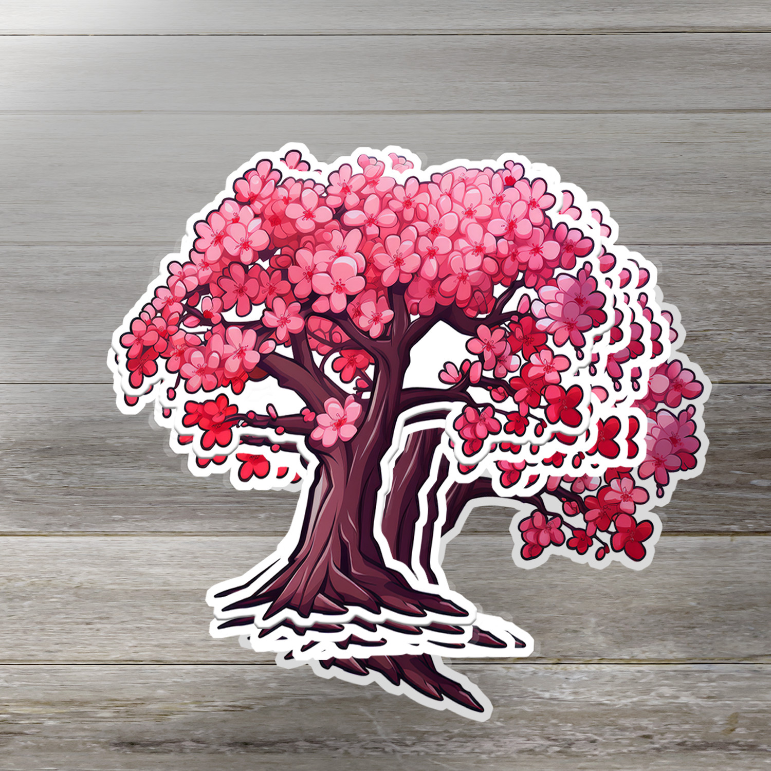 Cherry Blossom Vinyl Sticker – Embrace Nature's Beauty Anywhere You Go!