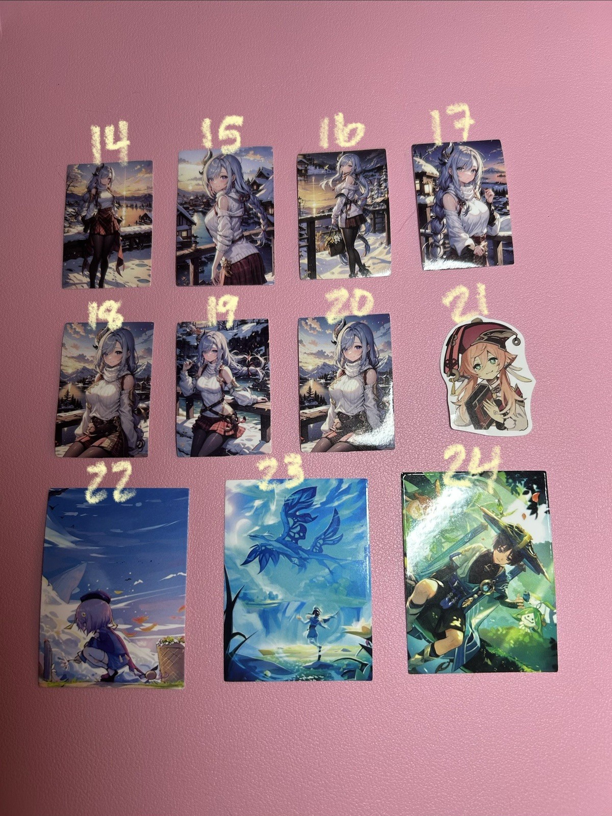 Genshin Impact Anime Stickers – 15