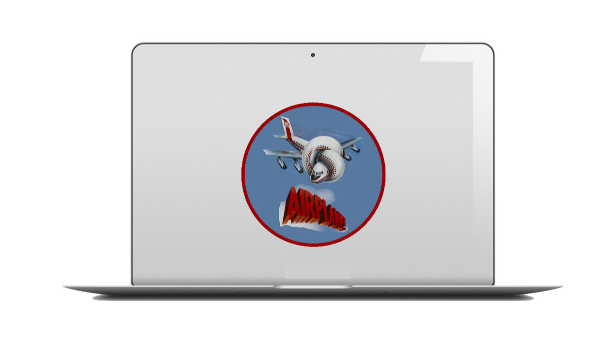 Movie – Airplane "1980"- 4" Vinyl Decal Sticker Car Laptop Cooler Truck Smoker