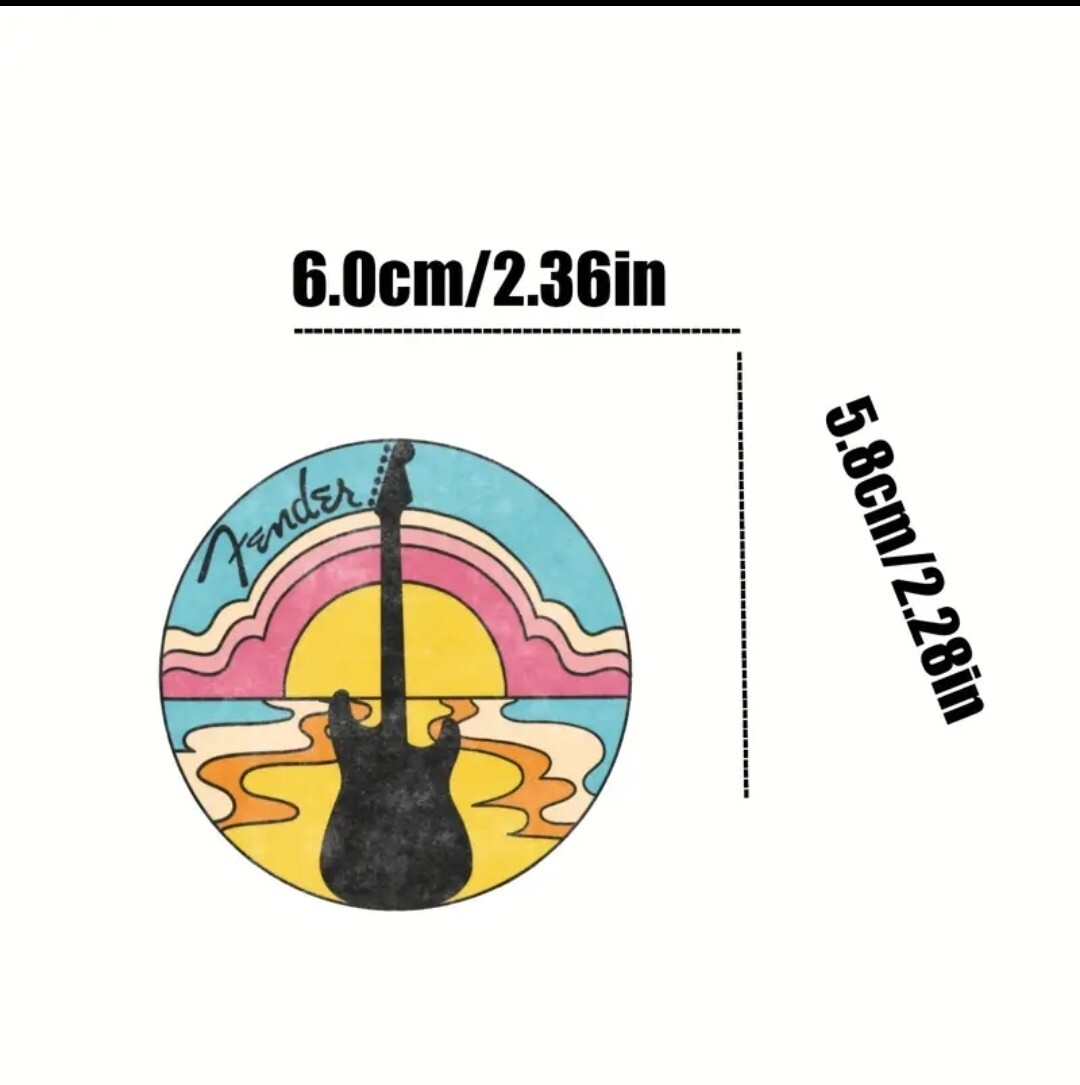 10 PCS Famous Guitar Brand Acoustic Electric Music Stickers BRAND NEW