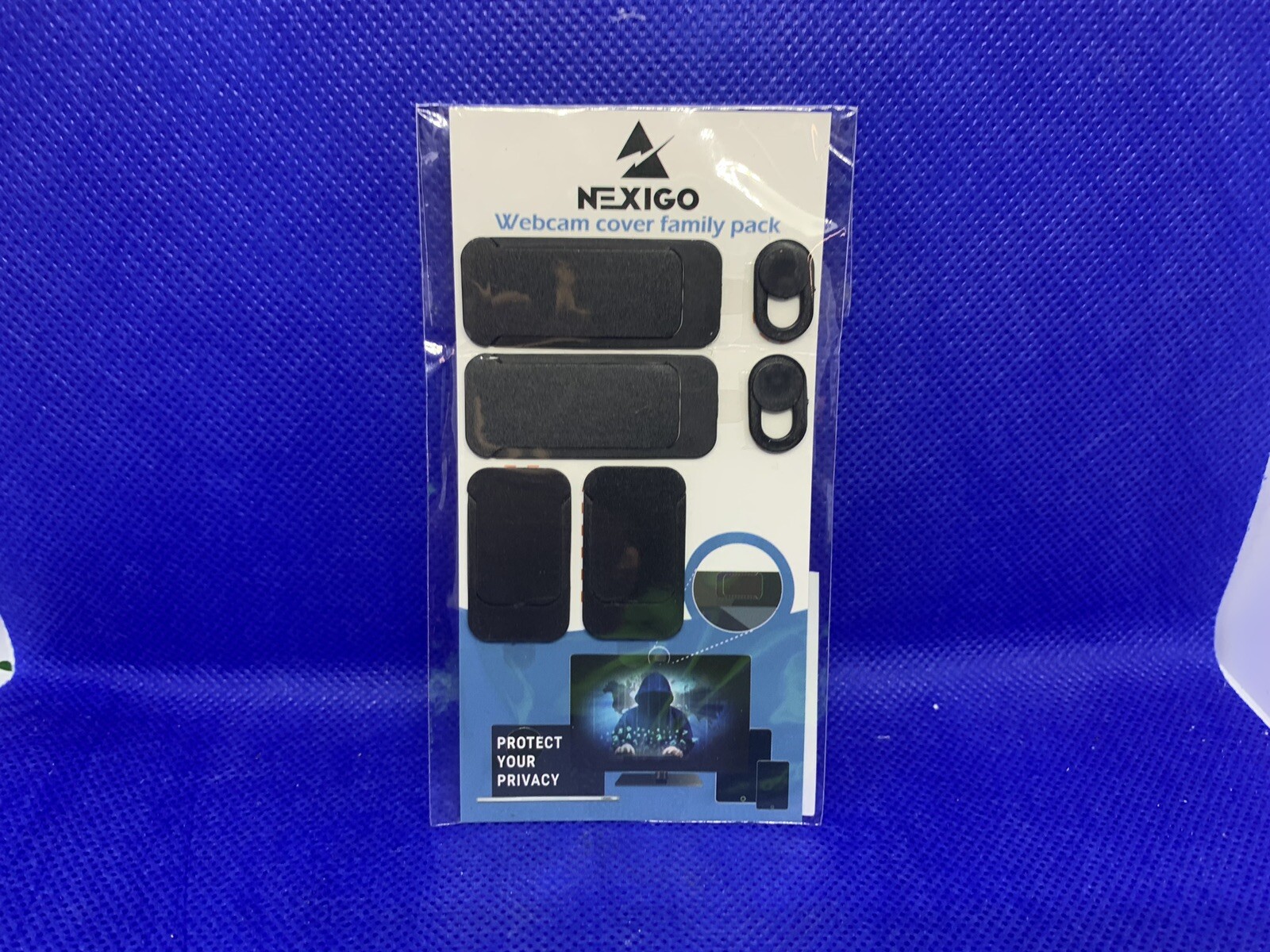 NexiGo Webcam Cover, 6 Pack Ultra Thin Camera Cover Slide for MacBook Pro,…