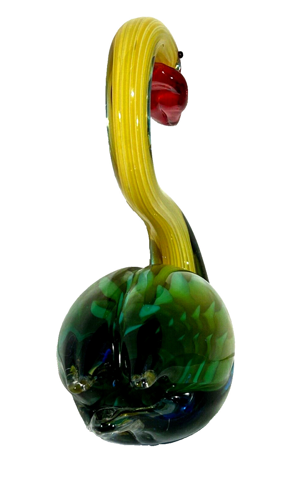 Dale Tiffany Swan Handcrafted Art Glass Sculpture