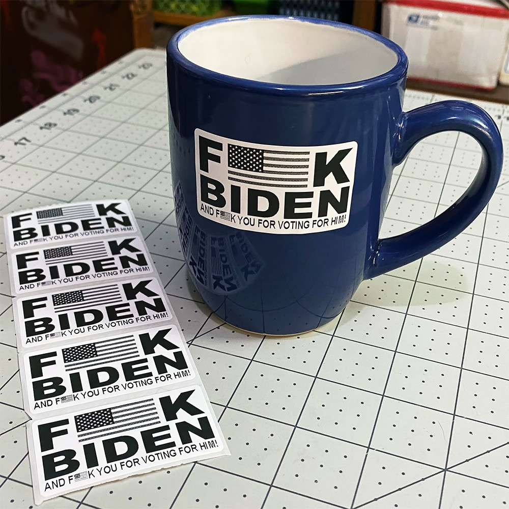 FCK JOE BIDEN & F You Stickers IMPEACH Anti Joe Biden Sucks Prank Gag 25+ Pack