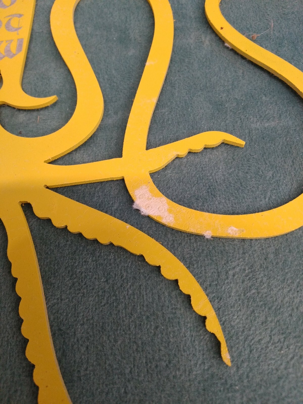 Game of Thrones Wall Art metal yellow octopus WE DO NOT SOW handcrafted