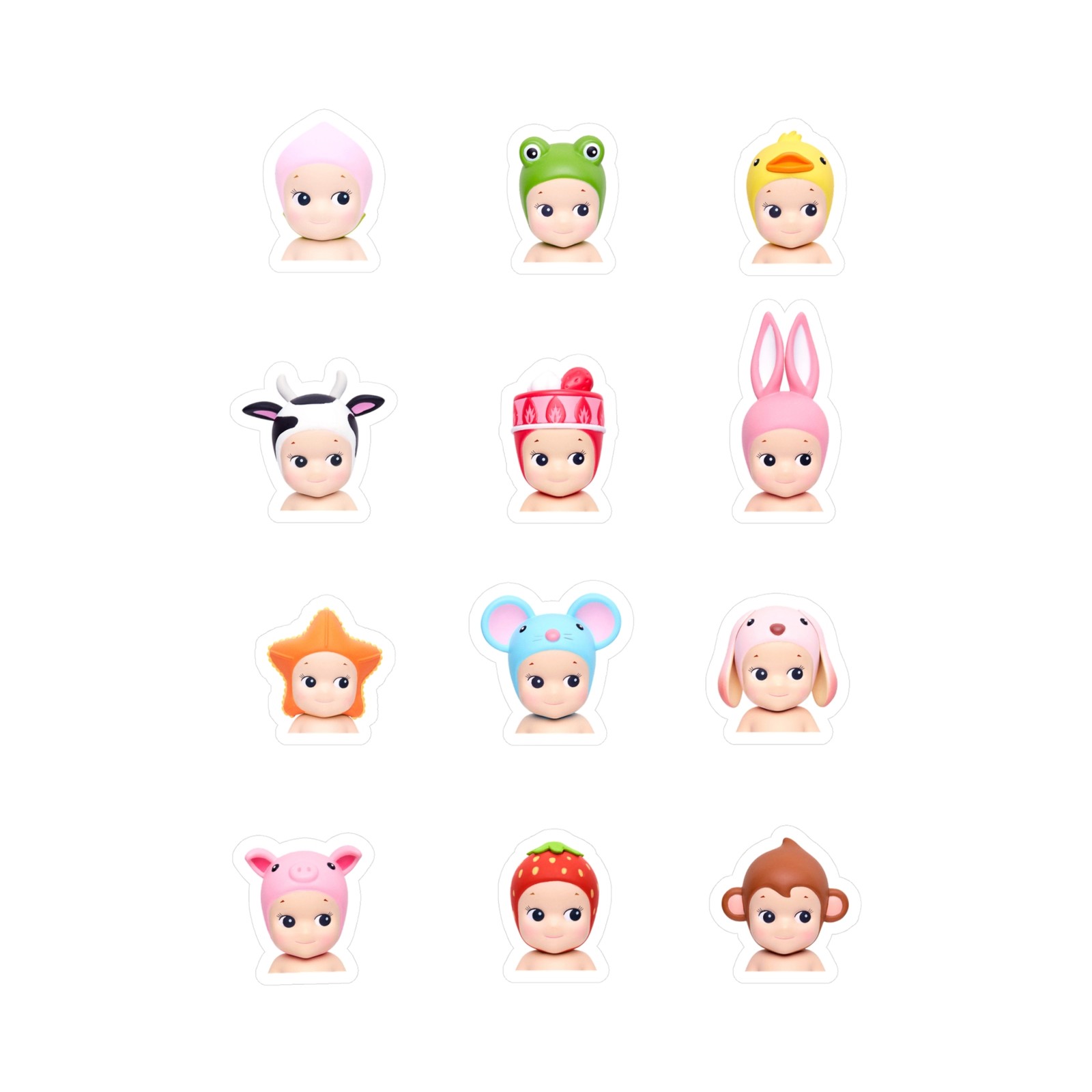 Sonny Angel – Food and Animal Sonny Angel Set – Stickers