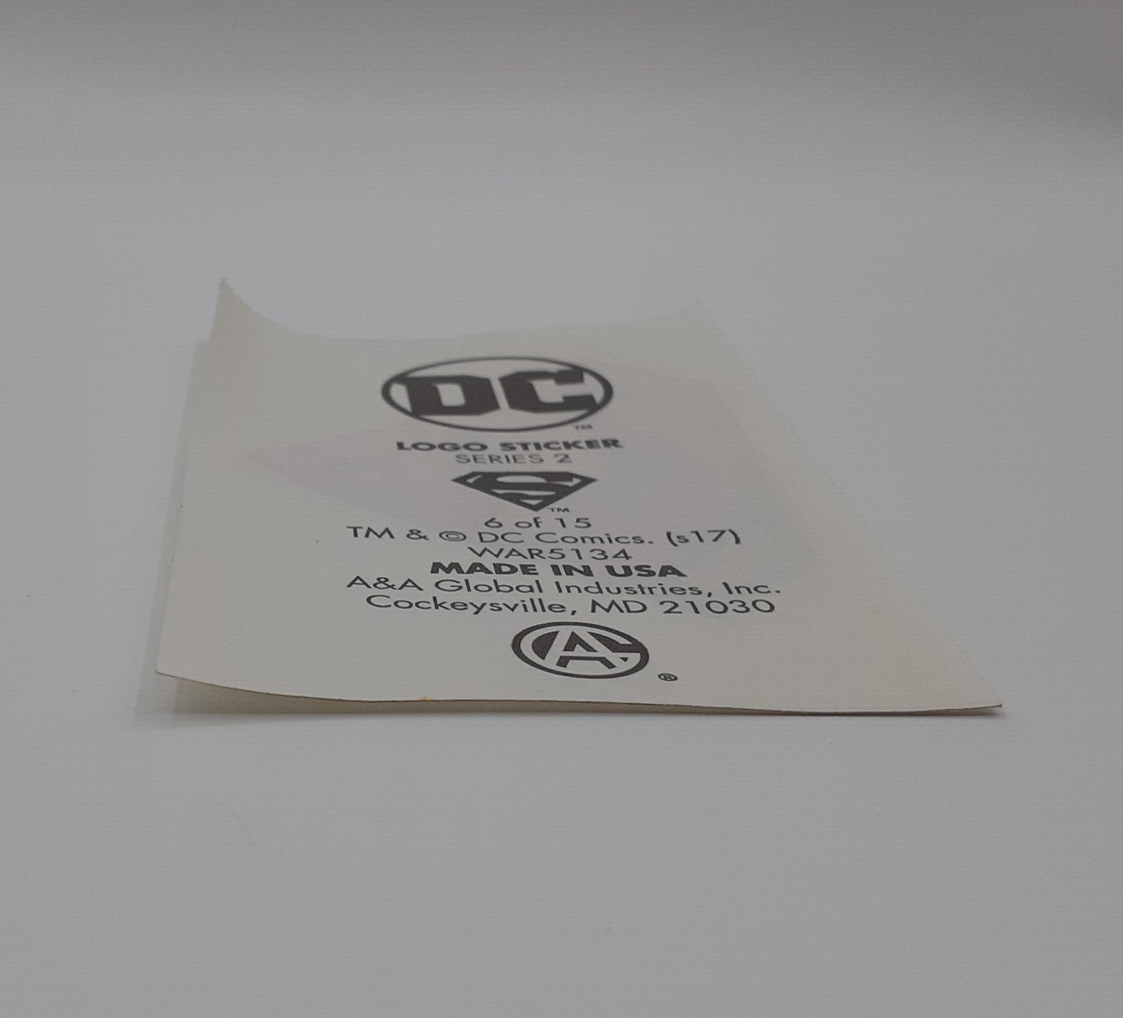 Superman Sticker Rare DC Comics Batman The Joker Aquaman Two-Face Lex Luthor Fun