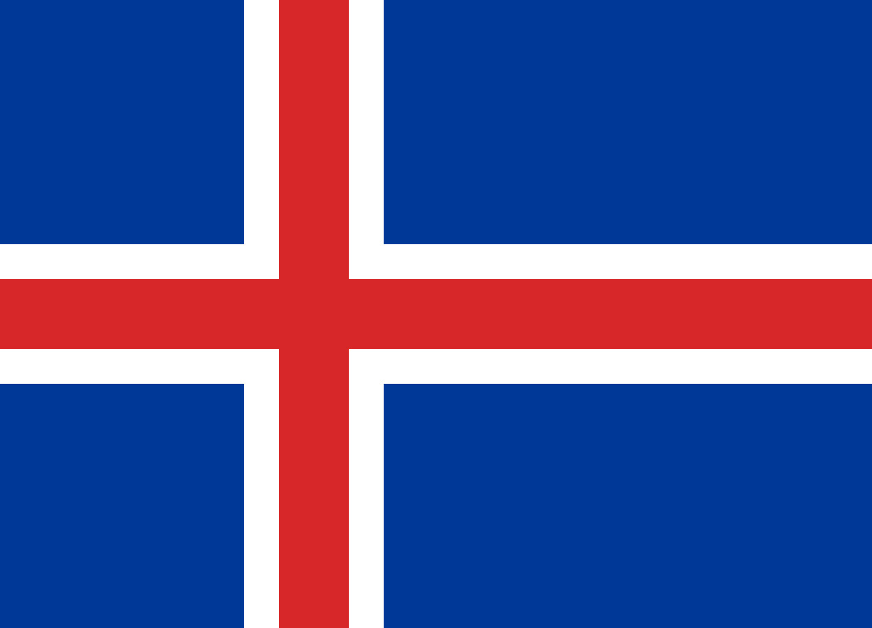 Iceland Country Flag Vinyl Decal Sticker Car Truck Bumper Laptop Tumbler Mug