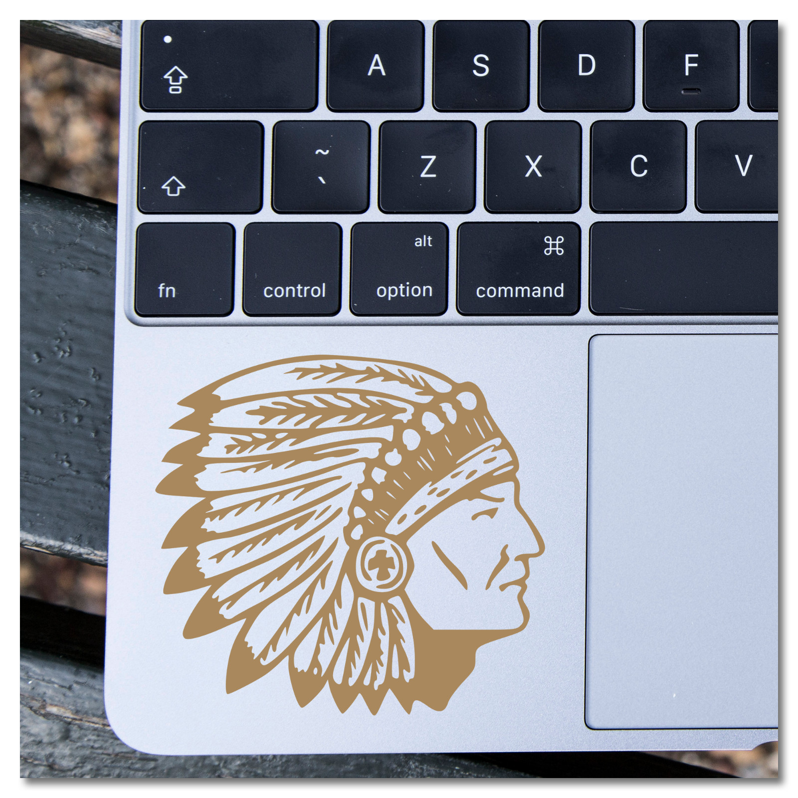 6" Boho Native American Chief Vinyl Decal Sticker