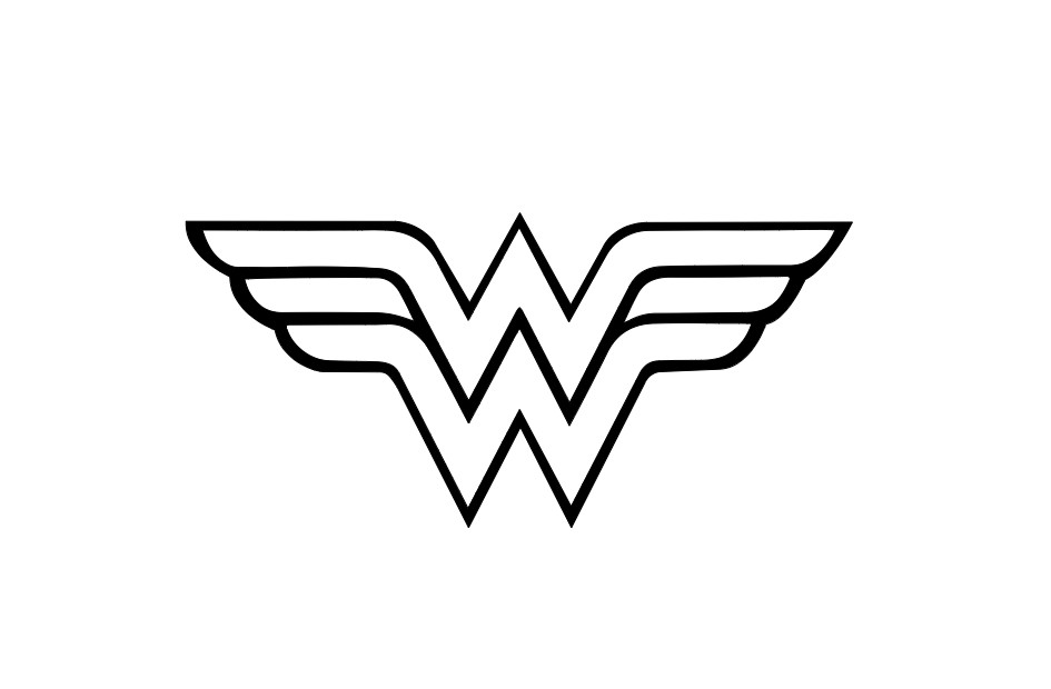 Wonder Woman Vinyl Decal Sticker -Multiple Colors & Sizes- FREE SHIPPING