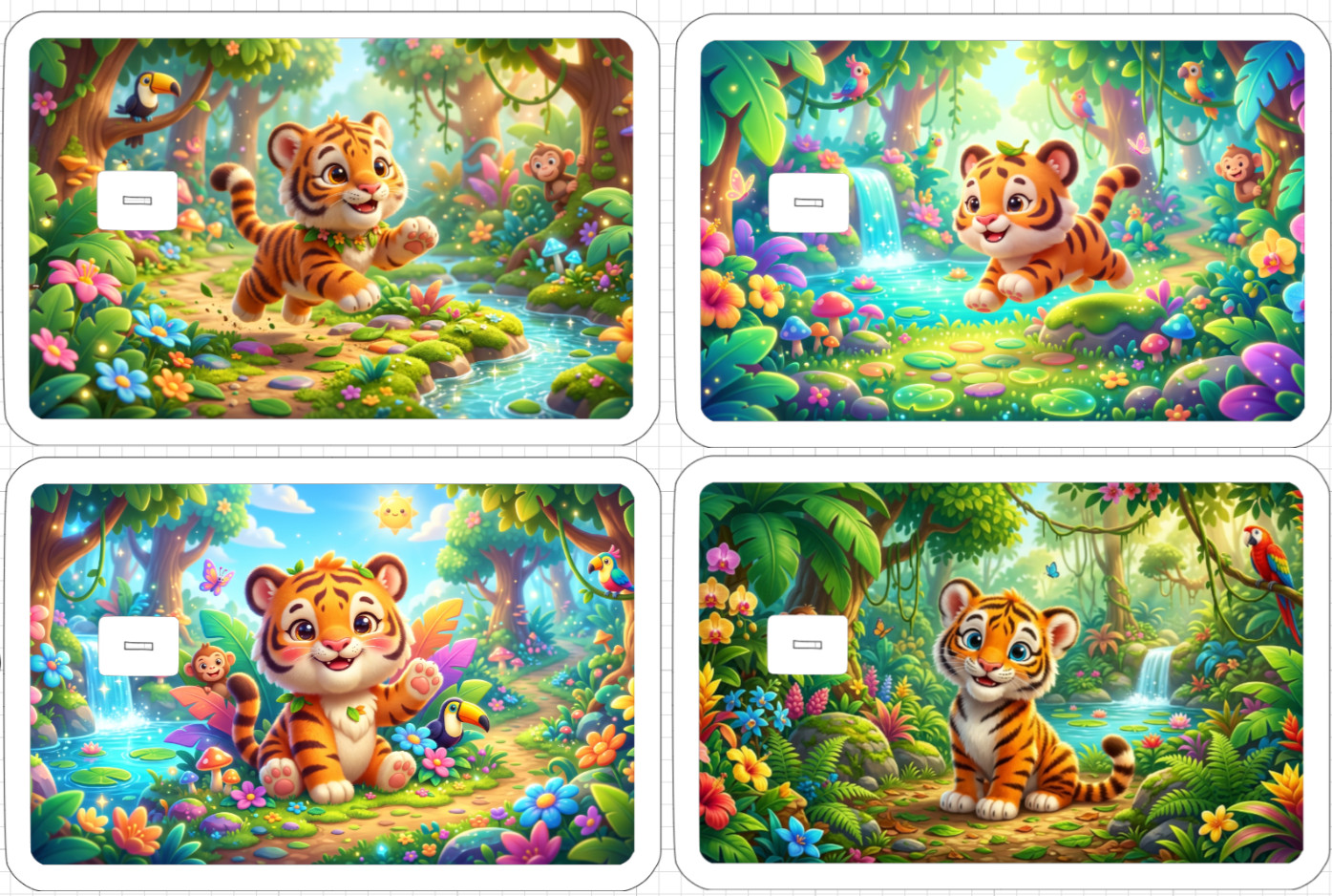 Baby Tiger Credit Debit ATM Gift Card Skin Sticker Big Large Cat Jungle Amazon