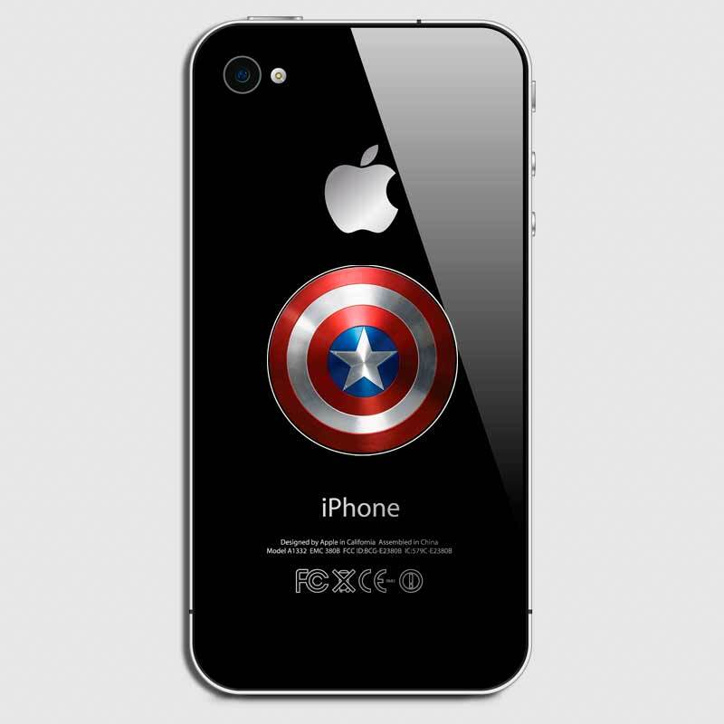 Captain America Shield Sticker Decal Superhero Comic Window iphone for Avengers