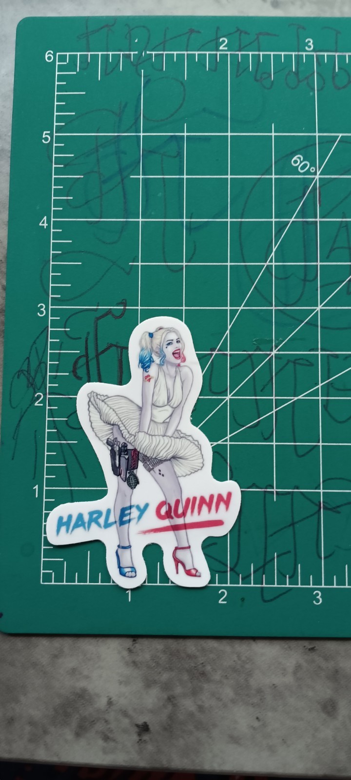 HARLEY QUINN VYNIL STICKER 3×2 inches