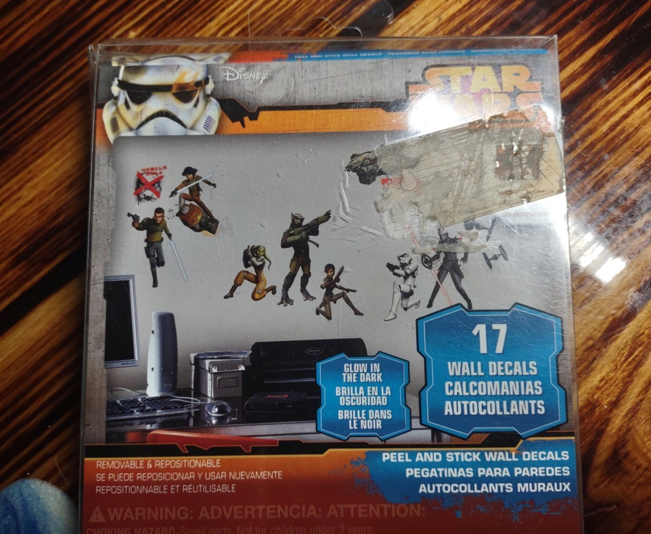 Star Wars Rebel 17 Wall Decals New In Package Made In USA By Roommates