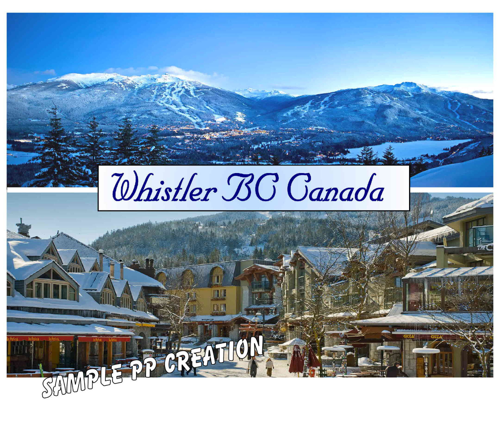 WHISTLER BC CANADA PHOTO FRIDGE MAGNET 4 X 3 inches TRAVEL