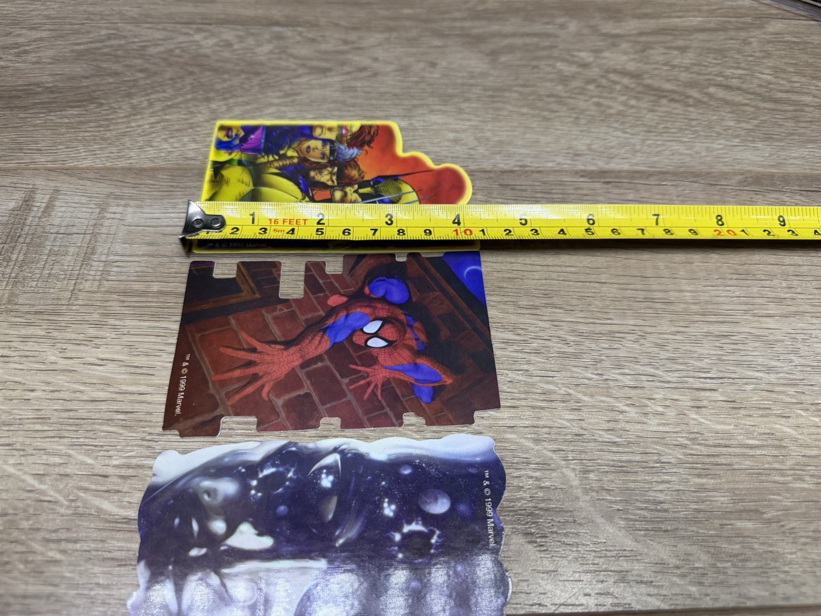 1999 Marvel Spider-Man X-men Silver Surfer Vending Machine Sticker Lot Of 3