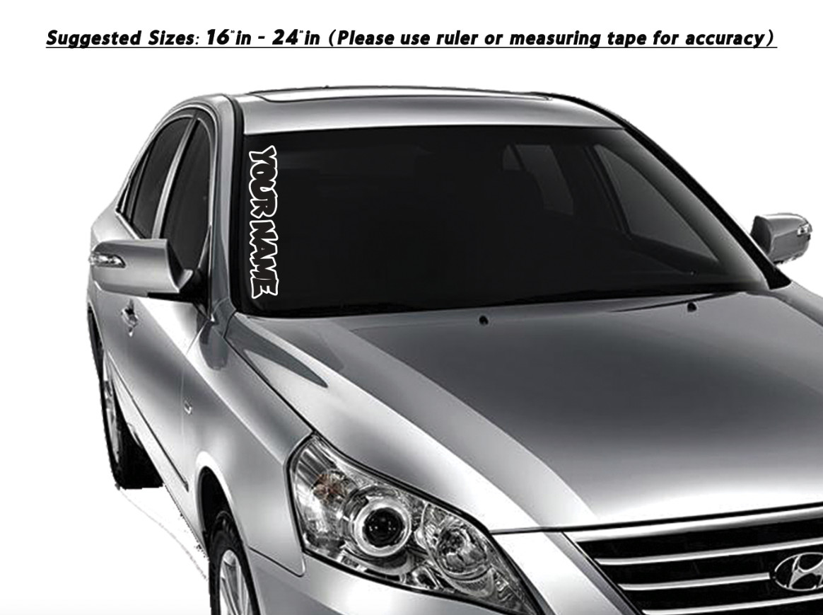Custom Personalized Vinyl Graffiti Name Decal Sticker Car Window Tumbler Flask