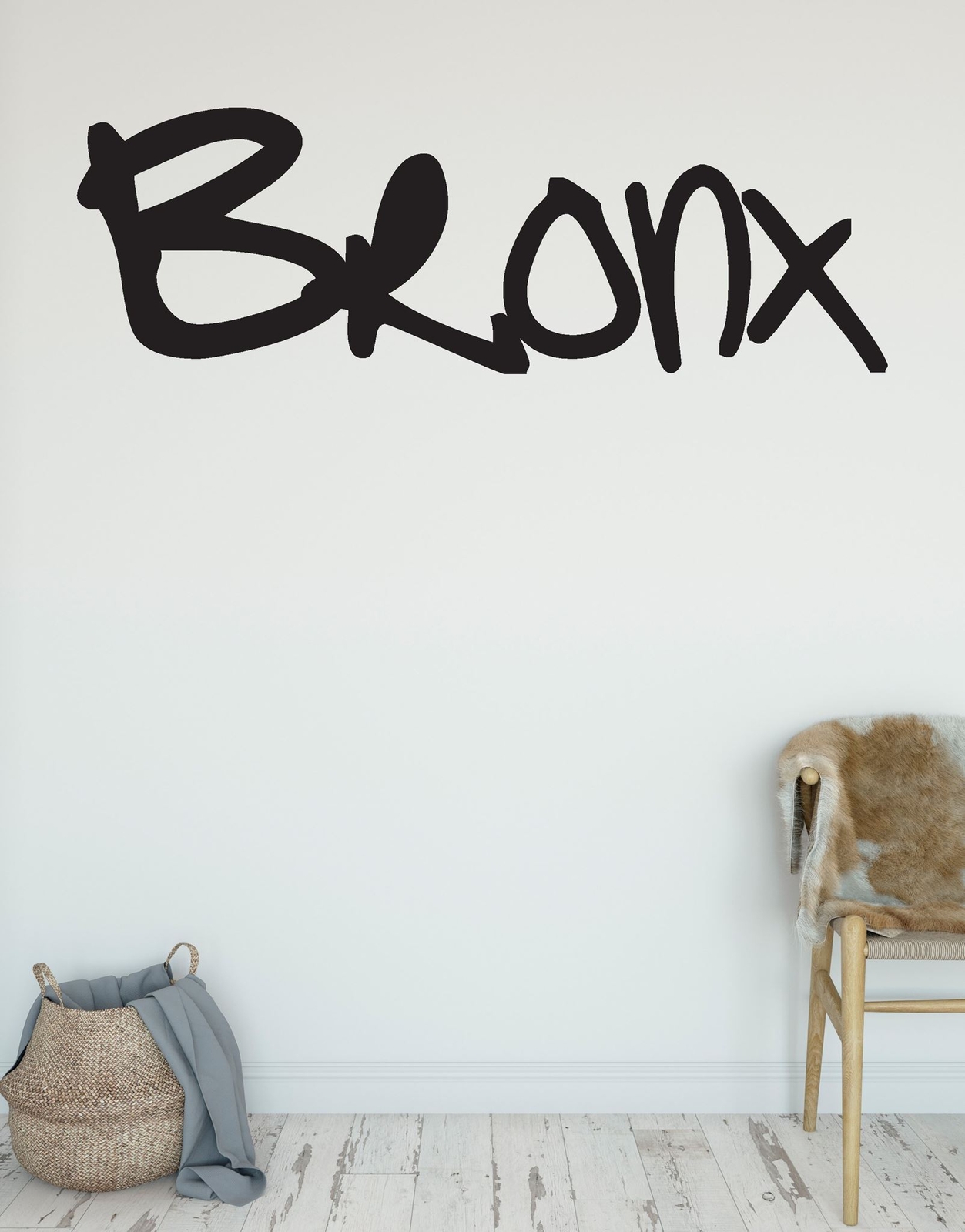 Bronx NYC Graffiti Tag Wall Decal. #T107