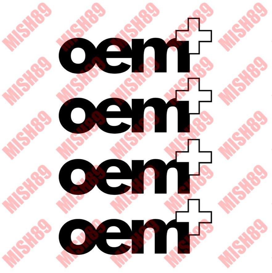 OEM+ Decal OEM+ Die Cut Vinyl Graphics Stickers – Any Size Any Color
