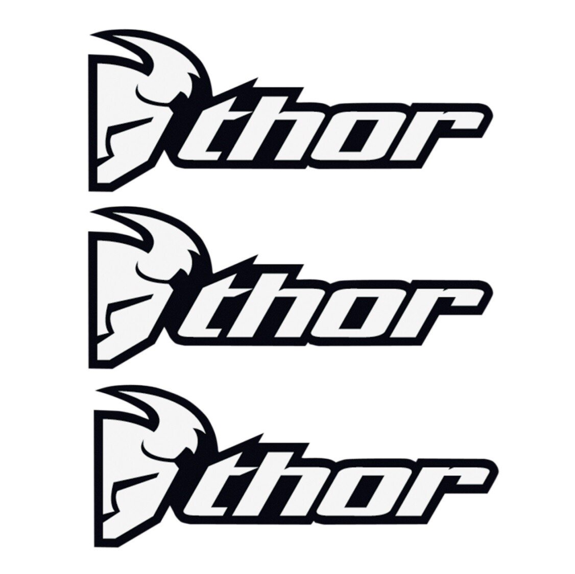 THOR Decal Vinyl Logo Windshield Sticker Graphics Motocross Racing ATV