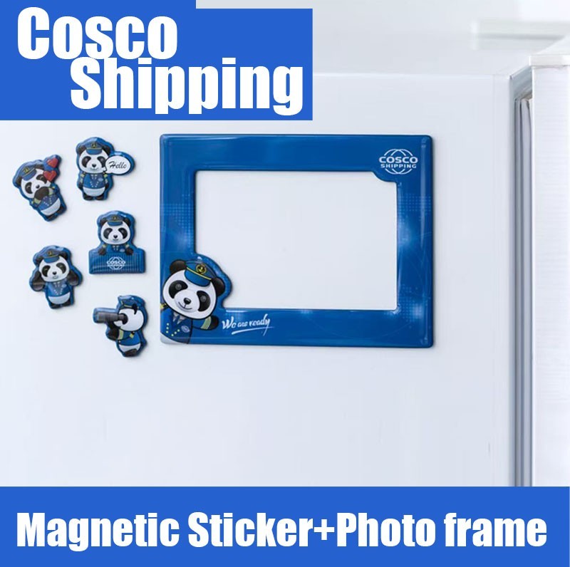 COSCO SHIPPING Collector’s Set – Captain Panda Fleet Magnetic sticker Souvenir