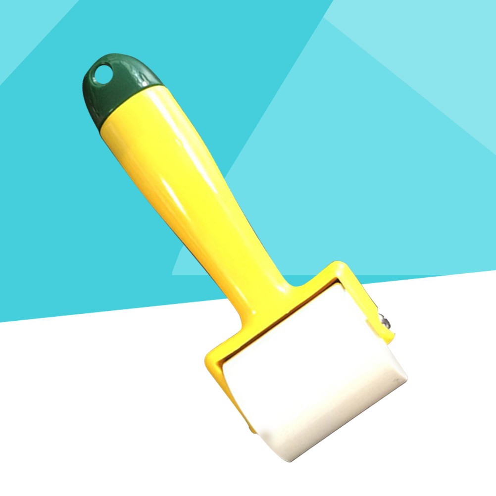 1Pcs Yellow Wallpaper Roller Plastic DIY Tool for Wall Sticker and Decoration