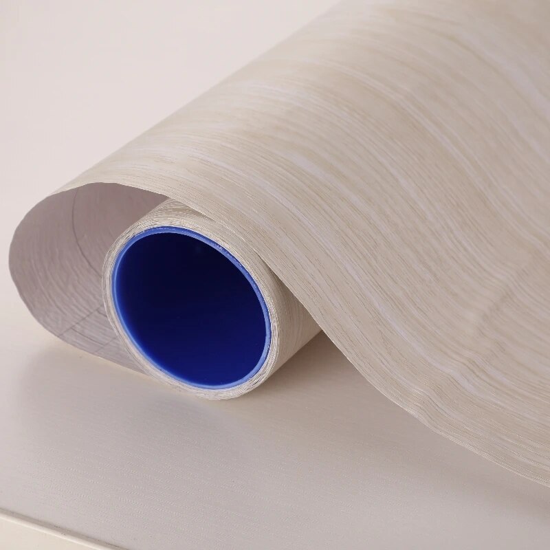 Wood Grain Wall Sticker Decor Furniture Waterproof Film Self Adhesive Wallpaper