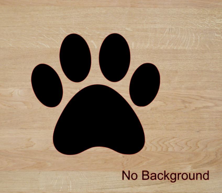 Paw Print Dog Sticker PICK SIZE COLOR Vinyl Decal Animal Cat Car Truck Bumper