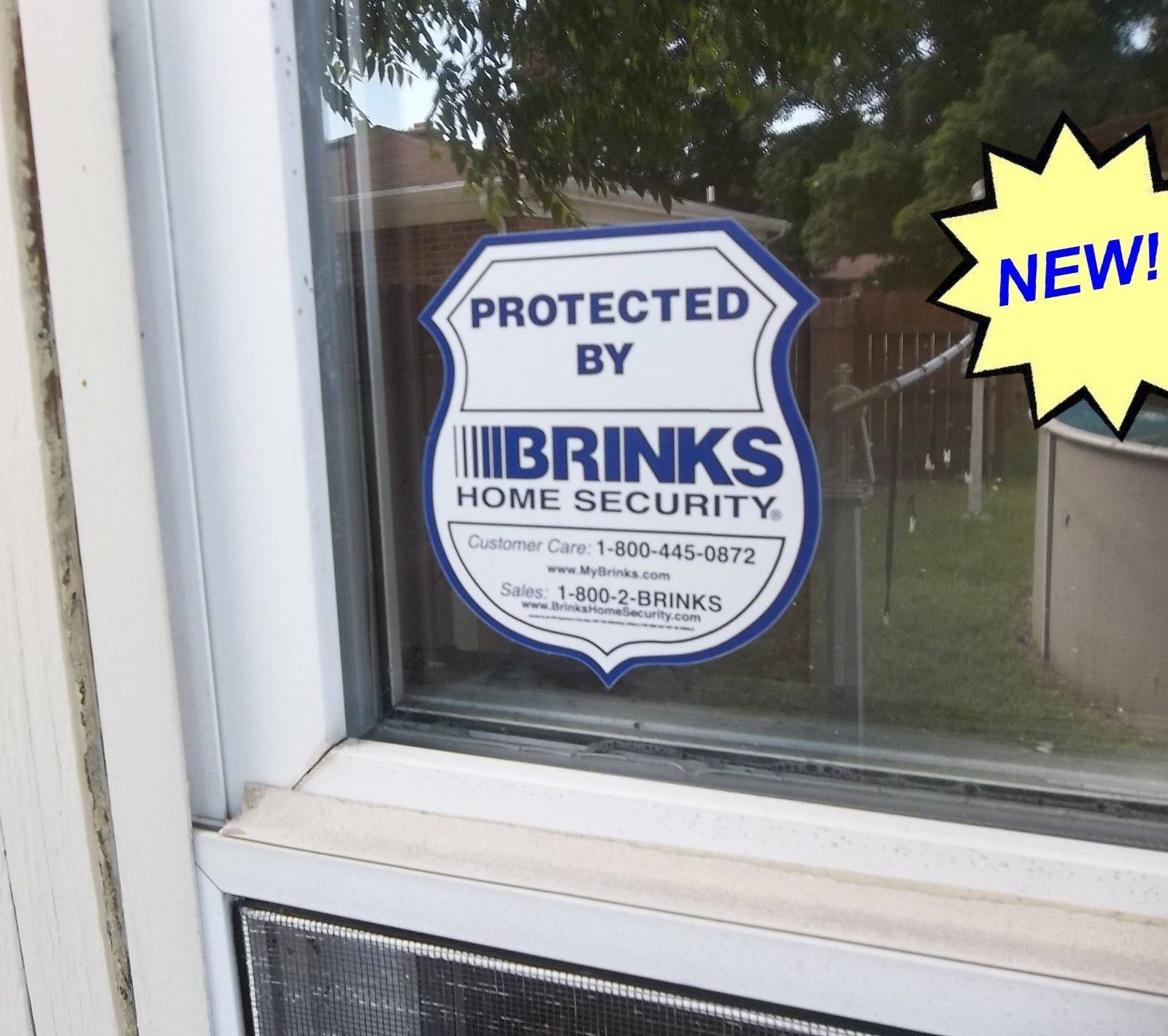 LOT OF WARNING HOME SECURITY ALARM SYSTEM IN USE STICKER DECALS ADT BRINKS BRAND