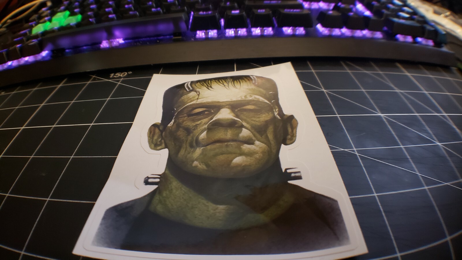 Frankenstein Vinyl Sticker Decal Halloween Spooky Scary
