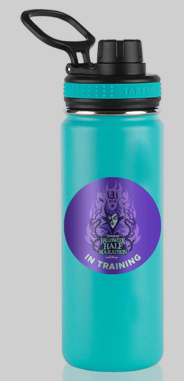 Disneyland Halloween Half 2025 13.1 Mile Marathon TRAINING Water Bottle Sticker