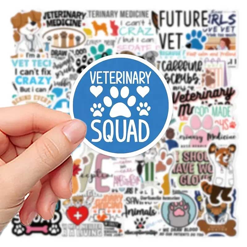 VET Vinyl Stickers [A]Future VETERINARIAN Animal Doctor DOG CAT~WATERPROOF Decal