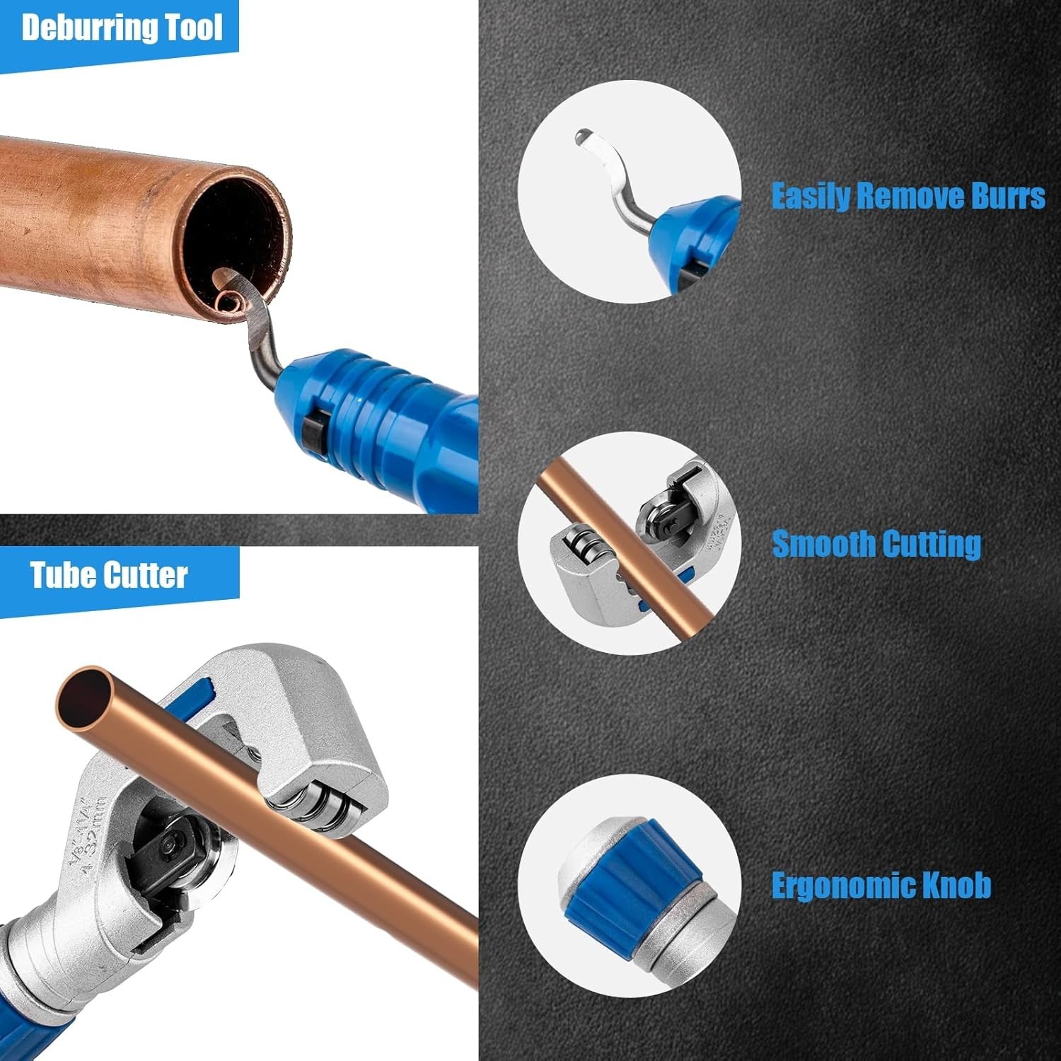 Copper Pipe Bender Tool 15PCS 1/4 -7/8 Tubing Benders HVAC Beaiguna Tools Pipes