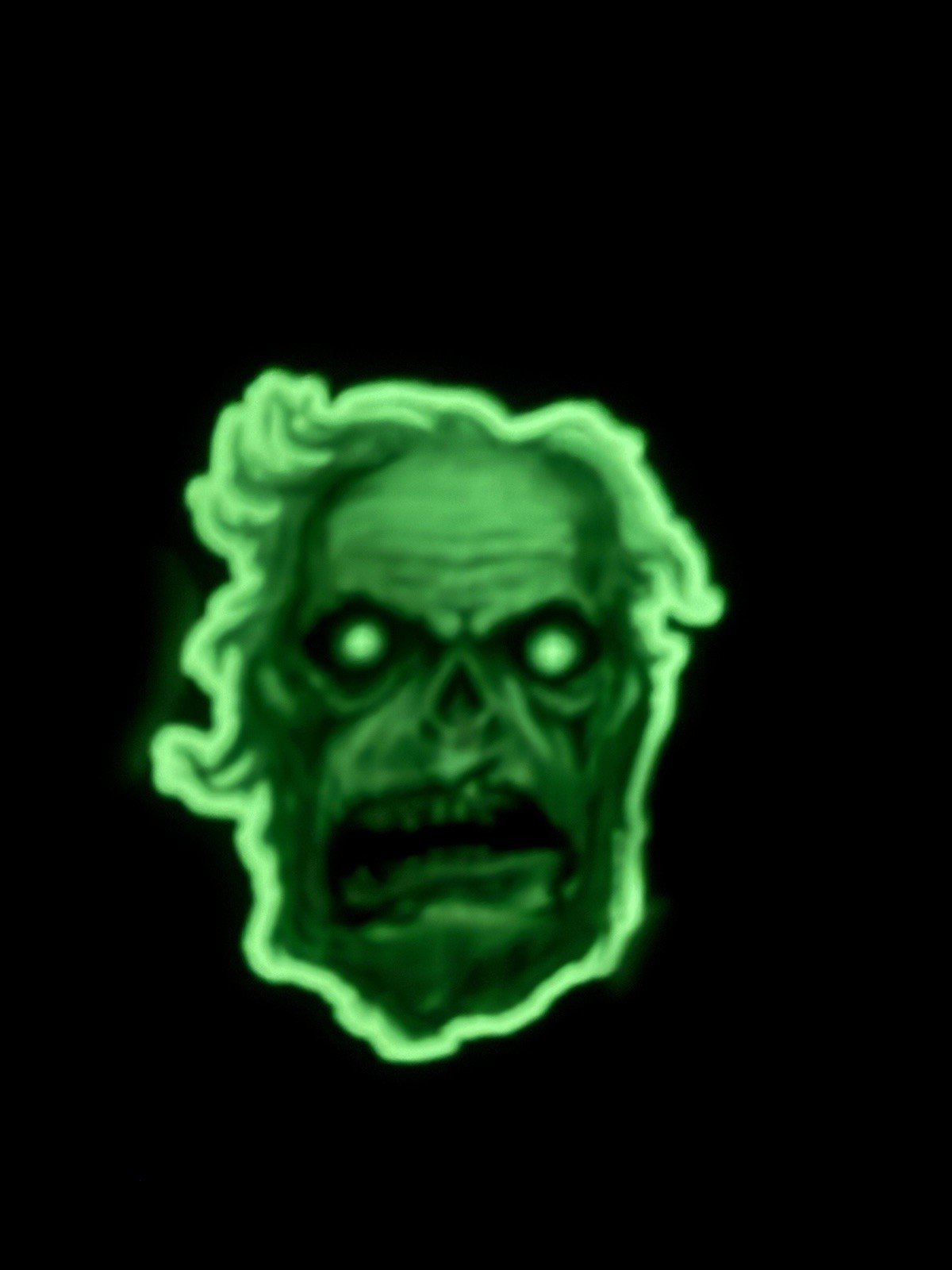 Halloween Glow In The Dark Ghastly Ghoul Sticker