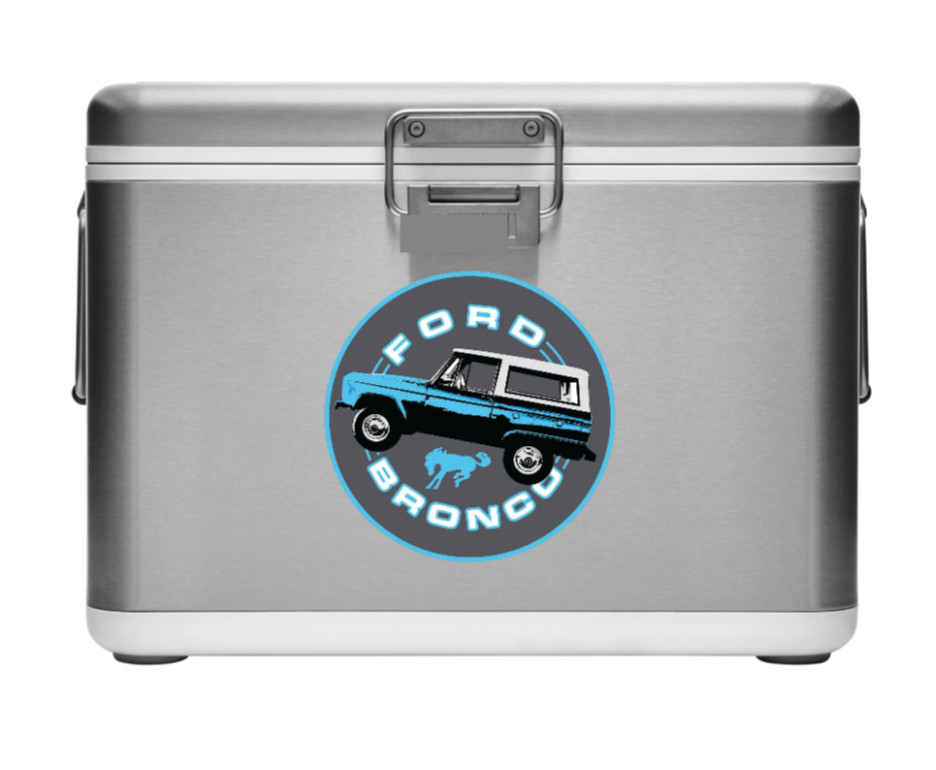 Car Classics "Ford Bronco" – 4" Vinyl Decal Sticker Handcrafted Car Truck 2025-2