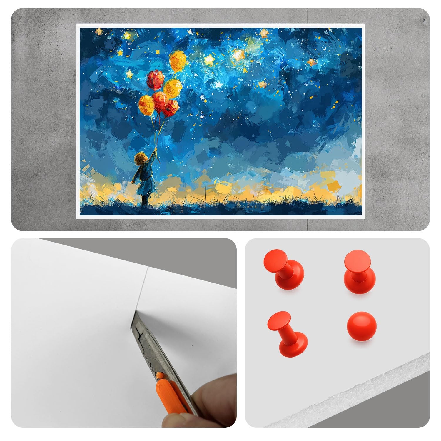 Foam Board 24" x 36" x 3/16" (5mm) – 12 Pack, White Poster Board,
