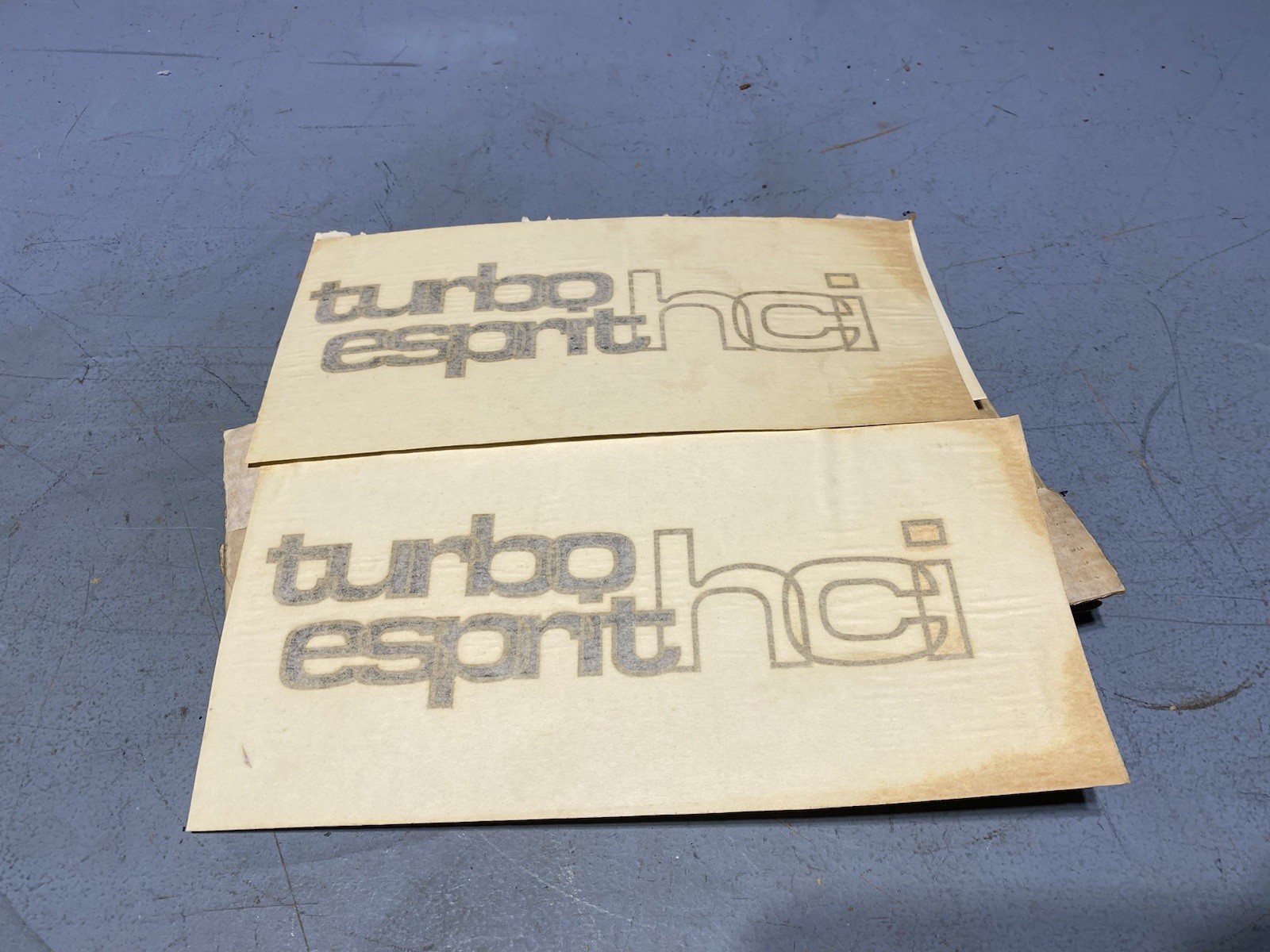 Lotus Esprit Turbo Decals