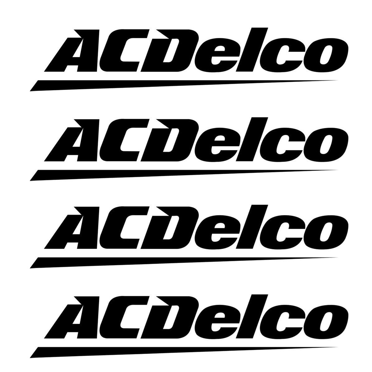 AC Delco Decal AC Delco Die Cut Vinyl Graphic Decal Sticker – Any Size Any Color