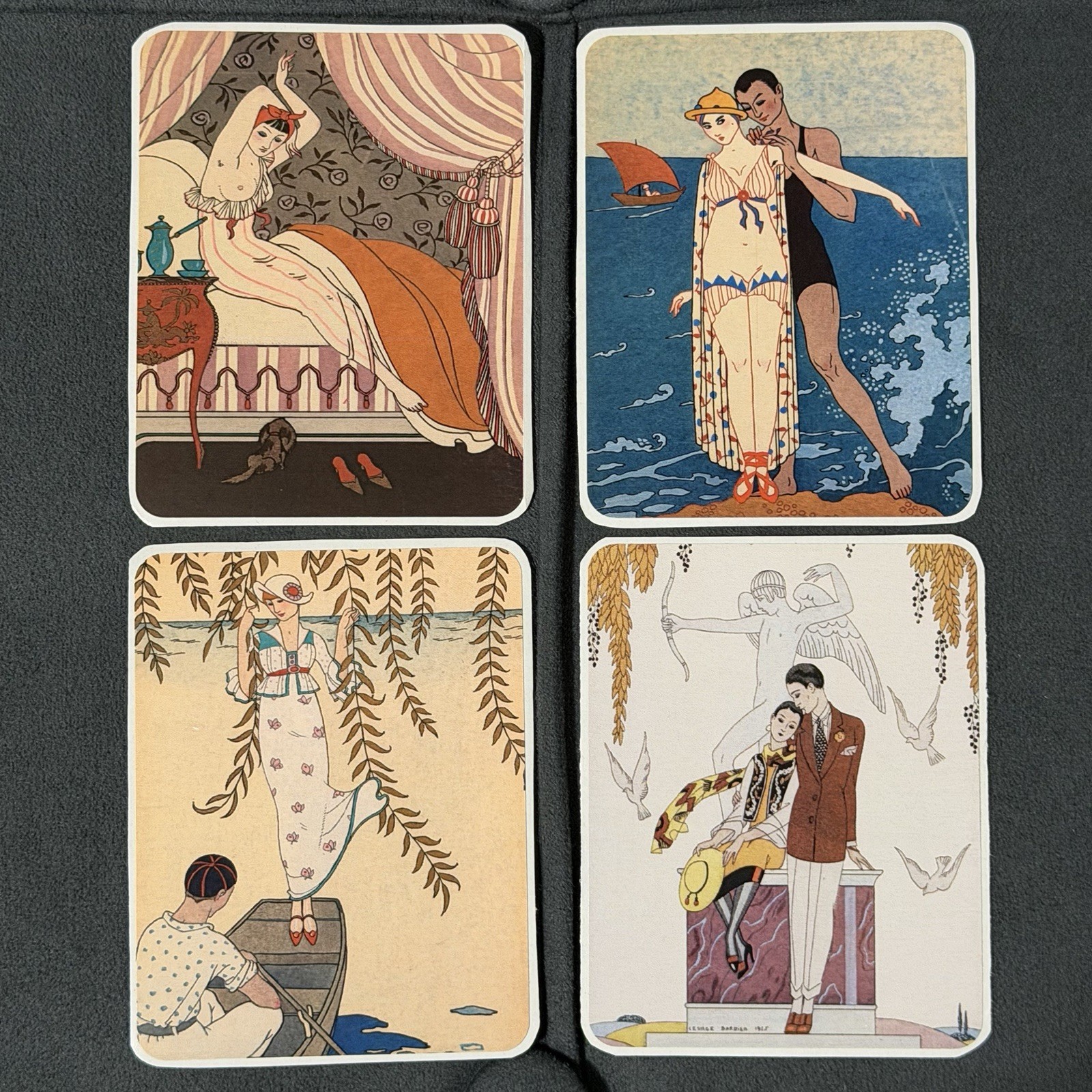 George Barbier Ponchior Stickers (2.5 X 3.5 In) 16 PCs FREE SHIPPING